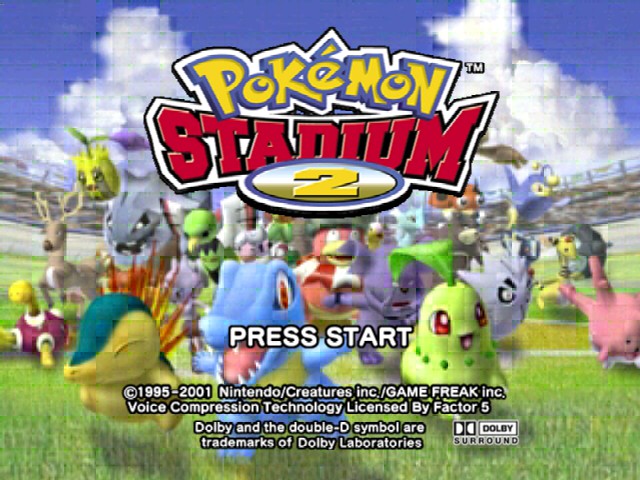 Pokemon Stadium 2 Title Screen
